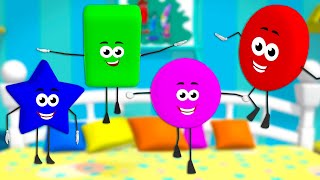Learn Shapes with Ten Little Shapes + More Learning Videos & Sing Along Songs for Kids
