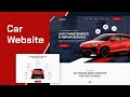 Let's Build a Responsive Car Website Using HTML CSS JavaScript