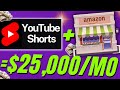 How To Make Money With YouTube Shorts Using Amazon ($25,000/Mo Niche) Full Tutorial!