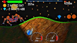 hill climb racing - carantula on night 🌃 | android iOS gameplay  #522 Mrmai Gaming
