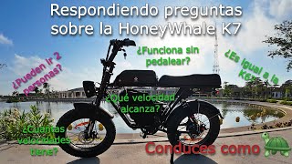 Respondiendo preguntas de suscriptores sobre HoneyWhale K7 + Velocidad máxima