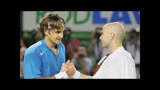 Roger Federer vs Andre Agassi • Australian Open 2005 : Highlights (HD)
