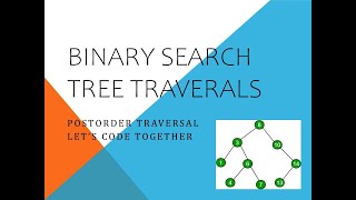 PostOrder Traversal Trees In Javascript