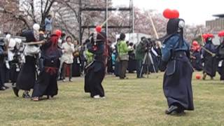 信玄公祭り2015剣道大野試合③　壮絶な真剣勝負Σ(ﾟДﾟ)The fight with real swords of the samurai