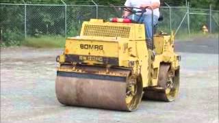 Sold! Bomag BW 120 AD Double Drum Ride-On Roller Compactor bidadoo.com