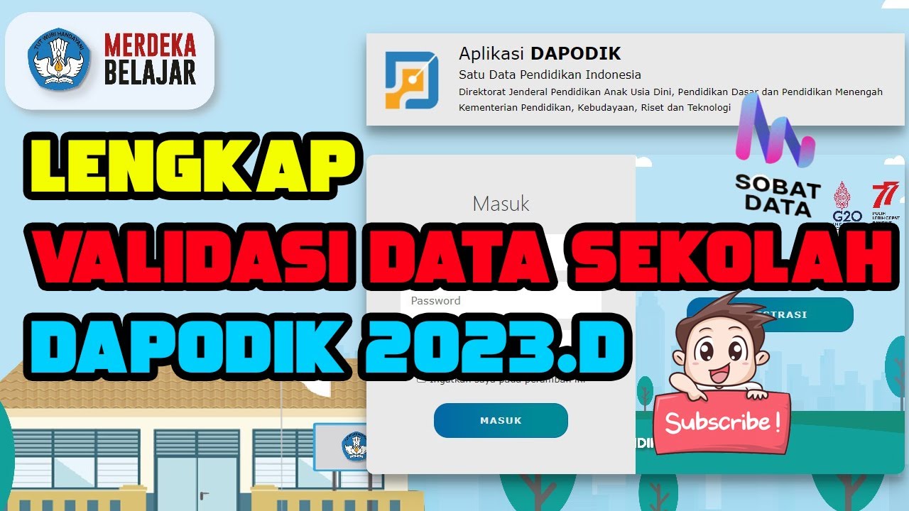 APLIKASI DAPODIK 2023 D | CARA INSTAL | UPDATE DAPODIK 2023 D | CARA ...