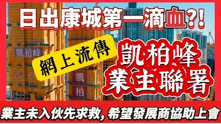 【樓市分析】將軍澳日出康城11期凱柏峰，一二期業主疑似公開聯署信出現，要求信和集團協助上會｜不同付款方式影響深遠，建築期付款可致後果嚴重｜買樓花的真蹄！就是考眼光！本人深表同情，但發展商無能為力？