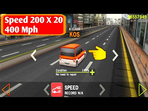 Velocidad 200 x 20 4000 Mph Dr Driving Juego de Android realizado con códigos