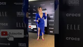 Tamannaah Bhatia Looks Glamorous in Blue Dress for Elle Awards#shorts #viral #tamannaah #ytshorts