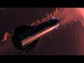 SpaceX Starship Mars Atmospheric Burn | SHORT |