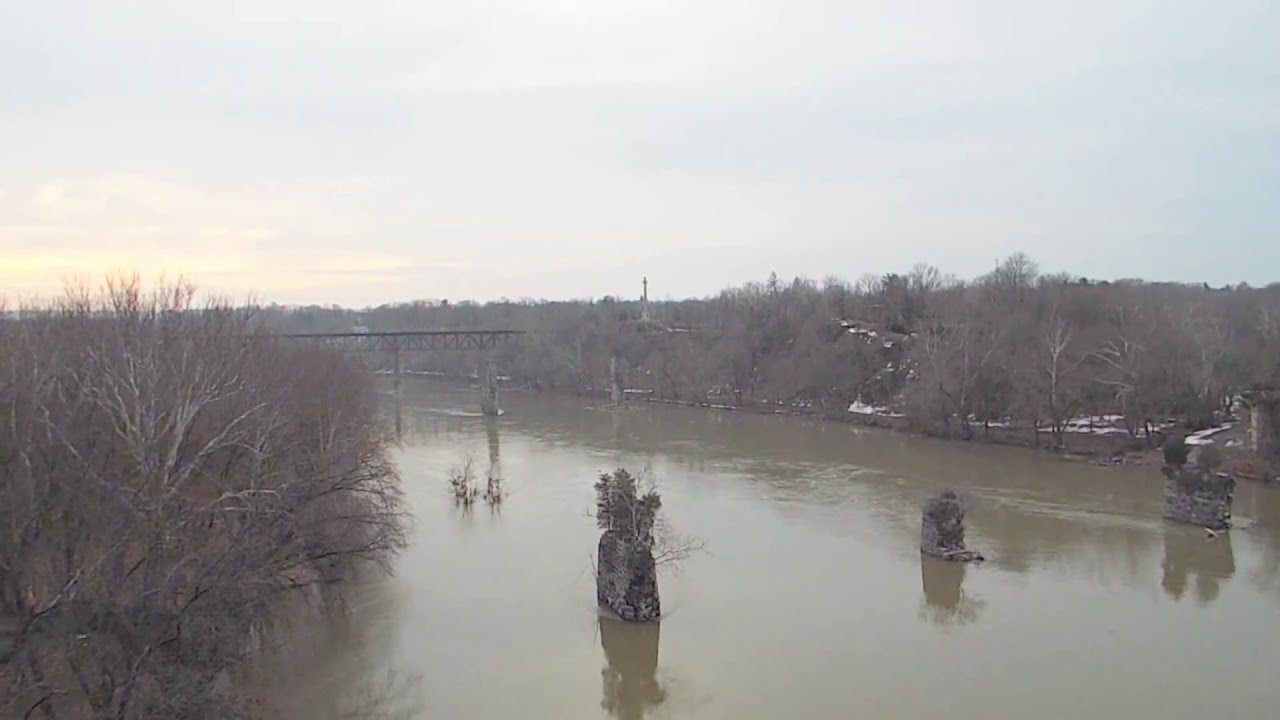 Shepherdstown Potomac River Toll Bridge Destroyed In The 1936 Flood ...