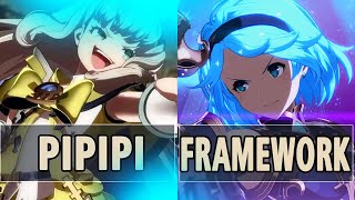 GBVSR:🔥Pipipi (Cagliostro) Vs Framework (Djeeta)🔥| High Level Gameplay.