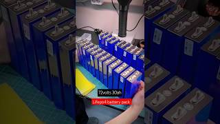 Lifepo4 battery pack 72volts 30ah #shortsvideo #diy #lifepo4battery #electronics #viralvideo #viral