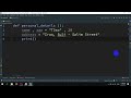 How to Display name, age, address in three different lines in Python