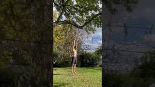 Calisthenics Front Lever Ring Workout RAW Training Clip Bodyweight ONLY Back & Core Workout #shorts