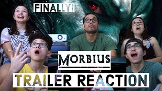 FINALLY!! OUR MORBIUS - TEASER TRAILER REACTION!! || with OUR NEW PROJECTOR UNBO