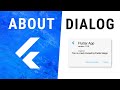 Flutter AboutDialog Widget