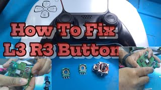 How to fix playstation 5 controllers L3,R3 Button New Solutions 100%