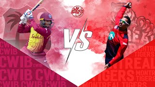 West Indies B vs Montreal Tigers | GT20 Canada Season 1 Match 4 Highlights