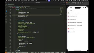 ASMR Programming - React Native Masked Phone Input with Country Select - No Talking