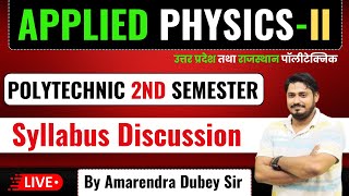 🔥Applied Physics-II II Syllabus Discussion@PolytechnicPathshala