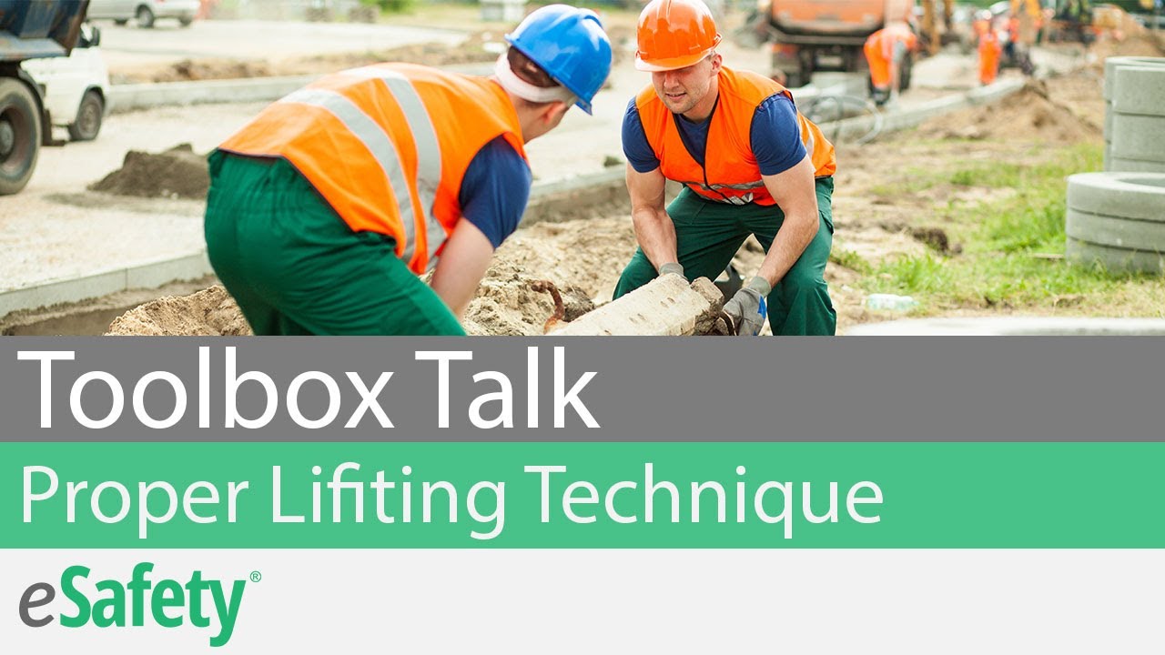 Toolbox Talk On Lifting Operations Gtydb
