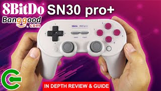 Banggood 8bitdo SN30 pro+ gamepad in-depth review and guide