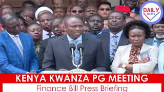 "TUMEWASIKIA" ICHUNGWA DELIVERS GOOD NEWS TO KENYANS AFTER KENYA KWANZA PG MEETING ON FINANCE BILL