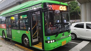 서울 대영마을버스 영등포05번 BYD eBus9 2024 EV(비야디 eBus9 2024 EV)당산역 - 당산역 왕복 1회주행