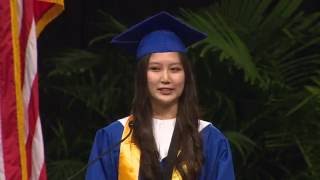 Plano West Senior High Valedictorian Delivers Address