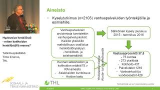 Hyvinvoiva henkilöstö - miten kotihoidon henkilöstöllä menee?