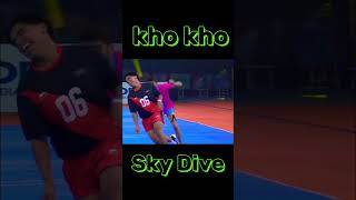 Sky Dive 😱💥Pratik Walker || kho_kho World Cup || RABIN HANSDA ||  #khokhodives #khokhoworldcupindia