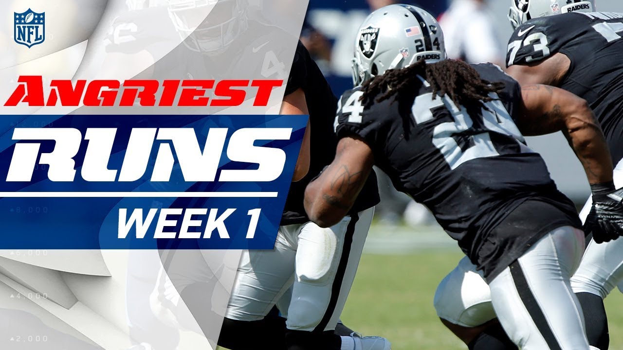 Top 5 Angriest 😠 Runs Of Week 1 | Good Morning Football | NFL Network ...