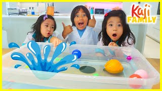 Sink or Float Polka Dot Challenge! Easy DIY Experiments for Kids | Ada Twist, Scientist