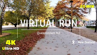 Virtual Run 4K - Queenstown - Scenery New Zealand - Virtual Running Video for Treadmill