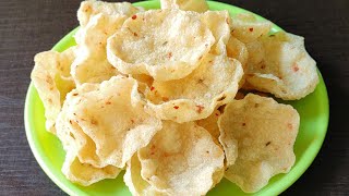 పిండి వడియాలు ఈజీగా ఇలా పెట్టండి | vadiyalu recipe in telugu | rice papad |papad recipe