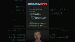 A Better Comparable with Integer.compare #java #shorts #coding #airhacks