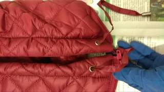 Coutudi winter jacket. Defective hood. Poor quality.