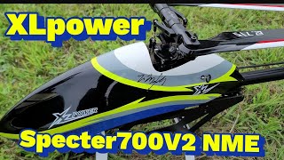 ラジコンヘリ　XLpower Specter 700 V2 NME    pilot Masaki