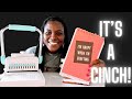 How to Use the Cinch Machine to Make a Dollar Tree Craft Journal #cinch #journal