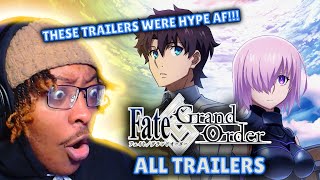 New FATE Fan REACTS to ALL Fate/Grand Order Trailers !! (TVCM/PV's)