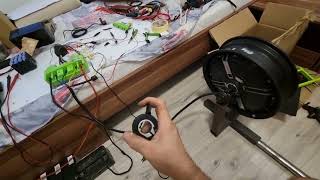 far driver nd72300 tests + hub motor bosch 2000W