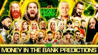 WWE Money in the Bank 2024 Dream Card Prediction  💥🔥