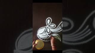 எளிமையான கோலம் easy rangoli beginners rangoli design muggulu latest design