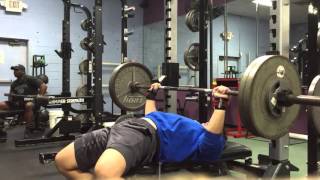 Bench press: 235x3