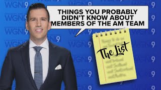 The List: What you don't know about the WGN Morning News team
