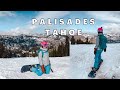 snowboarding palisades tahoe | snowboard vlog 2021| 1st run of the season