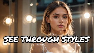 [4K] 2024 Transparent Try On Haul | No bra See Through | Curls Dasein