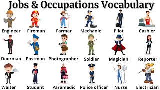 Jobs and Occupations Vocabulary in English | Types of Jobs | Daily Use English #occupations #job