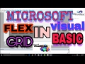 Create MS flex grid in microsoft visual basic with example! || visula basic tutorial